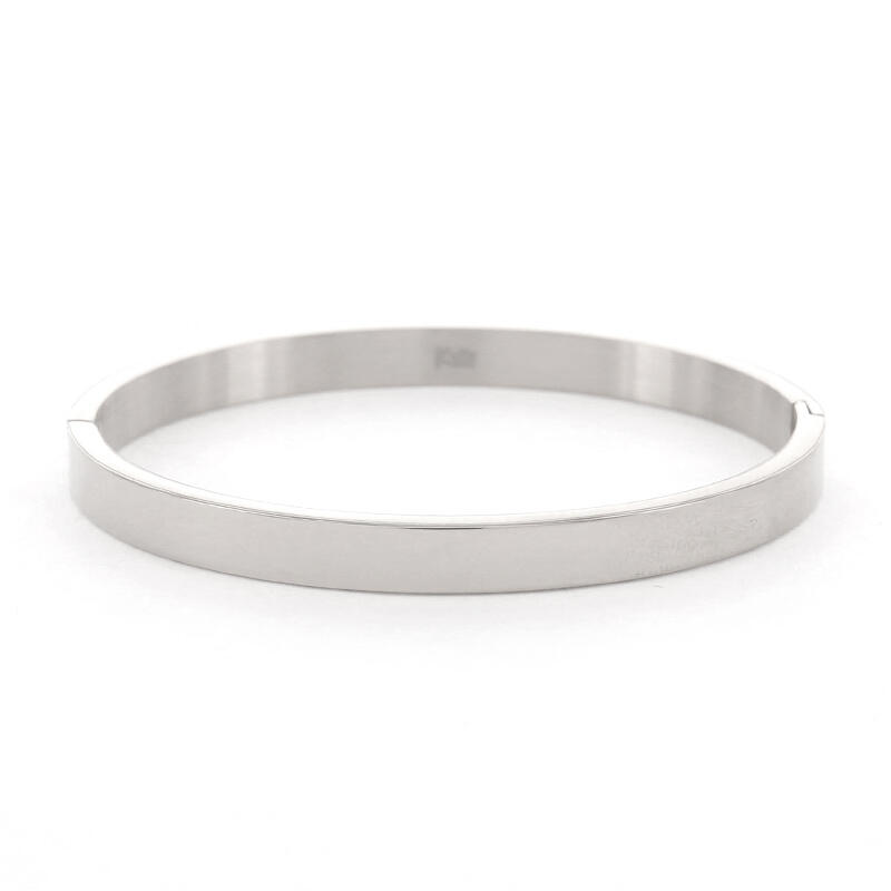 2034 Armband Zilver Glans Staal 6mm Kalli Jewelry