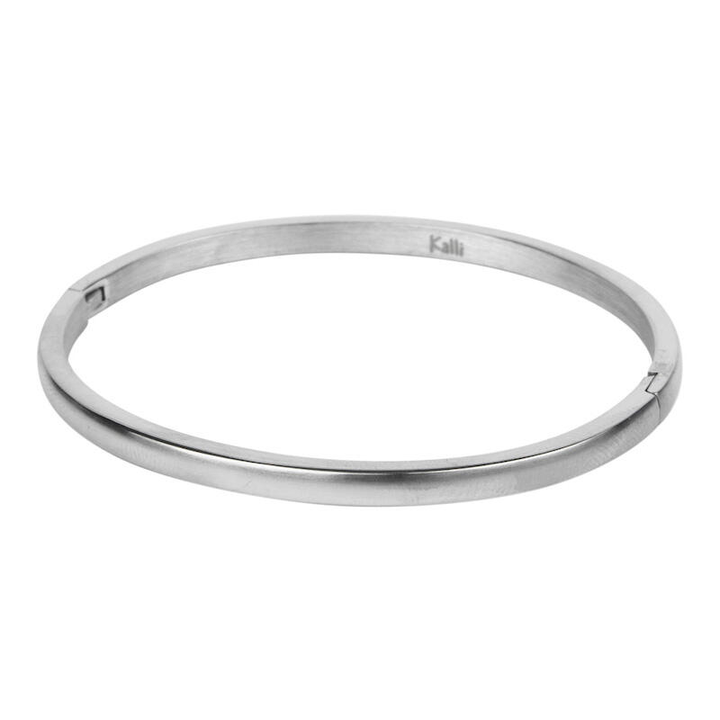 2120 Armband Zilver Bol Mat 4mm Kalli Jewelry