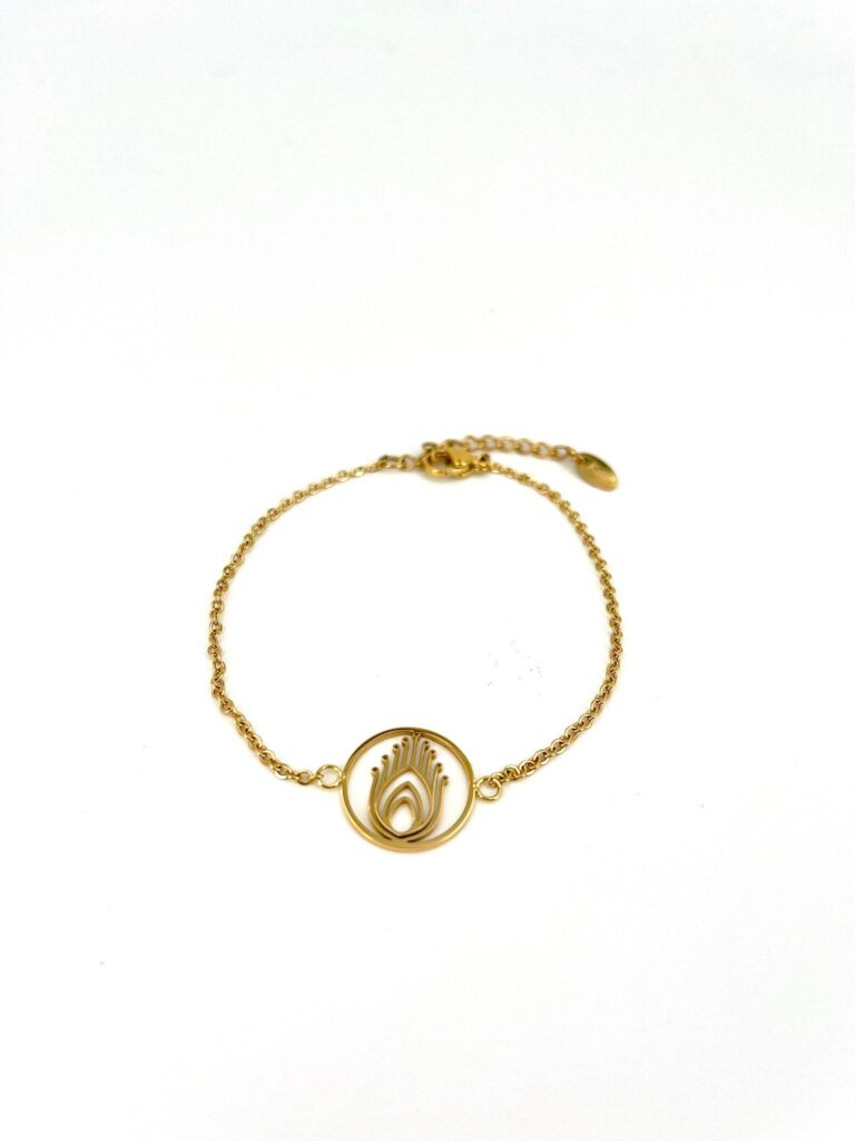 Sousou 02 0030, Schakelarmband, Pauw Veer, Pretty Powerfull - Afbeelding 2